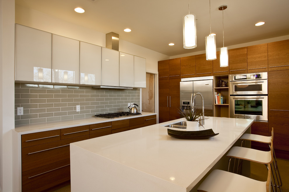 mixed-style-kitchen-cabinets